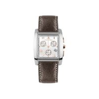 Horlogeband Jacques Lemans 1-1152 Leder Bruin 24mm - thumbnail