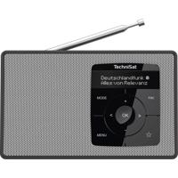 TechniSat DIGITRADIO 2 Radio DAB+, VHF (FM) DAB+, FM, Bluetooth Wekfunctie Zwart/wit