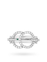 Courbet bague Celeste en or blanc recyclé 18ct pavée de diamants créés en laboratoire - Argent - thumbnail