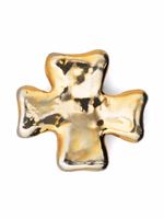 Christian Lacroix Pre-Owned broche en croix (années 1980) - Or