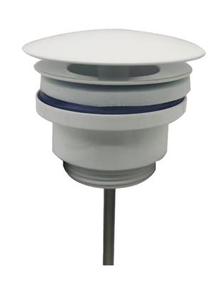 Wiesbaden UniMatch open afvoerplug 5/4" mat wit Wiesbaden UniMatch open afvoerplug 5/4" mat wit