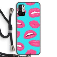 Bite my lip: Xiaomi Redmi Note 10 5G Transparant Hoesje met koord