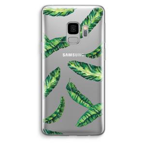 Lange bladeren: Samsung Galaxy S9 Transparant Hoesje