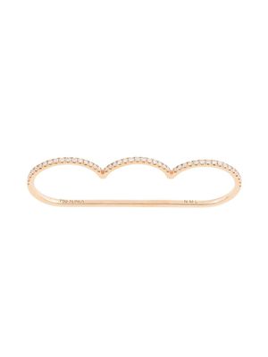 ALINKA 18kt rose gold CLOUD SUPERFINE diamond ring - Or