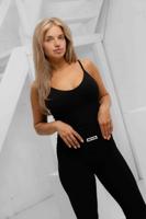 Unique The Label Aya Strap Bodysuit Dames Zwart - Maat M - Kleur: Zwart | Soccerfanshop