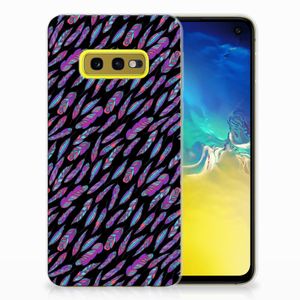 Samsung Galaxy S10e TPU bumper Feathers Color