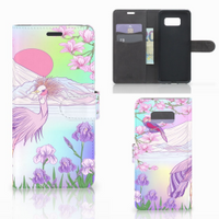 Samsung Galaxy S8 Plus Telefoonhoesje met Pasjes Bird - thumbnail