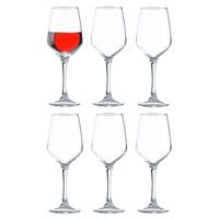 Vicrila wijnglazen Grigio - 6x stuks - voor rode en witte wijn - 310 ml
