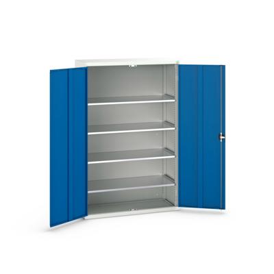 Bott Verso Systeemkast | 1050x550x2000mm | 4 Legborden | 2 Deuren | RAL 5010 - 16926653.11