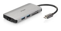 D-Link DUB-M810 laptop dock & poortreplicator Bedraad USB 3.2 Gen 1 (3.1 Gen 1) Type-C Zilver - thumbnail