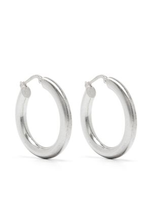 Jil Sander petites créoles - Argent