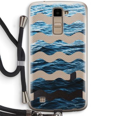 Oceaan: LG K10 (2016) Transparant Hoesje met koord