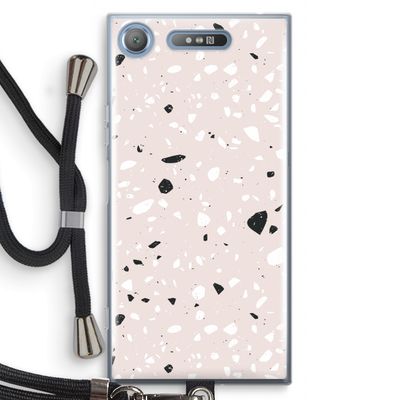 Terrazzo N°20: Sony Xperia XZ1 Transparant Hoesje met koord
