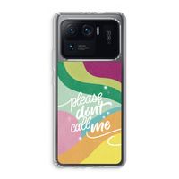 Don't call: Xiaomi Mi 11 Ultra Transparant Hoesje