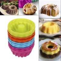 12 stuks draadvorm bakken Jelly Mould siliconen pudding cupcake muffin donut schimmel