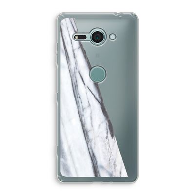 Gestreepte marmer: Sony Xperia XZ2 Compact Transparant Hoesje