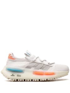 adidas baskets NMD_S1 'Footwear White/Blue/Orange' - Blanc