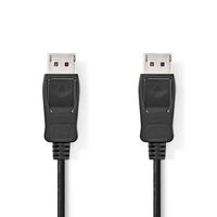 Nedis DisplayPort-Kabel | DisplayPort Male | DisplayPort Male | 2 m | 1 stuks - CCGP37010BK20 CCGP37010BK20 - thumbnail