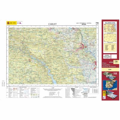 Topografische kaart 746 MT50 Carlet | CNIG - Instituto Geográfico Nacional1