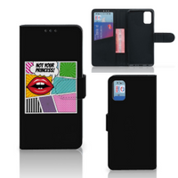 Samsung Galaxy A41 Wallet Case met Pasjes Popart Princess - thumbnail