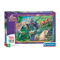 Clementoni puzzel unicorn academy - 104dlg.