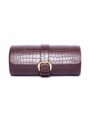 Rapport étui pour 3 montres Brompton - Marron