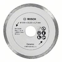 Bosch Accessoires Diamantdoorslijpschijf voor keramische tegels, 110 mm Ø - 2607019471 - thumbnail