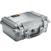 Peli™ 1450 Beschermkoffer Zilver met Foam