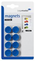 Magneet Legamaster 20mm 250gr blauw 8stuks - thumbnail