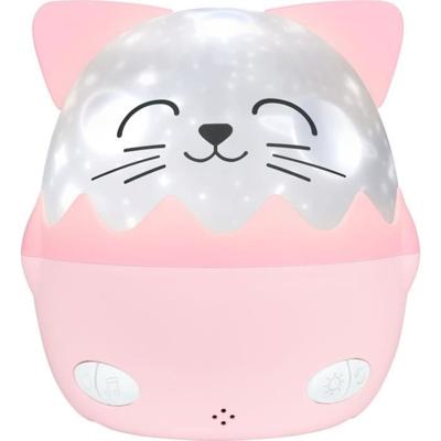 Draadloos muzikaal nachtlampje - BIGBEN - Cat - 360° projectie, 13 films, 8 melodieën, afstandsbediening, USB-C batterij
