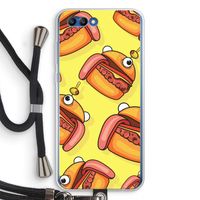 Hamburger: Honor 10 Transparant Hoesje met koord