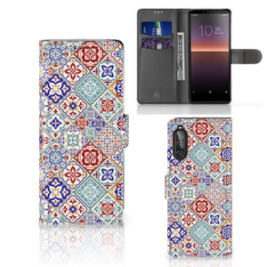 Sony Xperia 10 II Bookcase Tiles Color