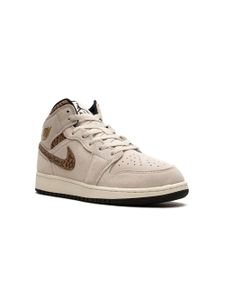 Jordan Kids "baskets Air Jordan 1 Low SE ""Brown Elephant""" - Tons neutres