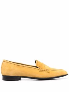 Bally mocassins en daim à petit talon - Jaune