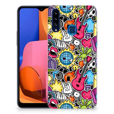 Samsung Galaxy A20s | Sillicone Back Cover | Punk Rock Samsung Galaxy A20s | Sillicone Back Cover | Punk Rock