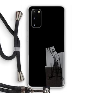 Musketon Painter: Samsung Galaxy S20 Transparant Hoesje met koord
