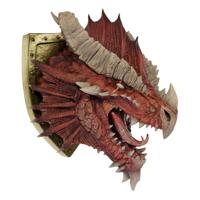 D&D Replicas of the Realms Life-Size Foam Figure Ancient Red Dragon Trophy Plaque - Limited Edition 50th Anniversary 56 cm D&D Replicas of the Realms Life-Size Foam Figure Ancient Red Dragon Trophy Plaque - Limited Edition 50th Anniversary 56 cm
