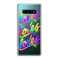 Loves: Samsung Galaxy S10 Plus Transparant Hoesje