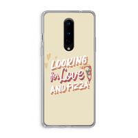 Pizza is the answer: OnePlus 8 Transparant Hoesje