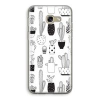 Cactusmotief: Samsung Galaxy A5 (2017) Transparant Hoesje