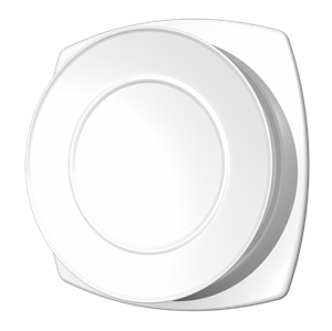 Verstelbaar Kunststof Ventilatierooster Met Flens Ø160mm - Wit - Toevoer