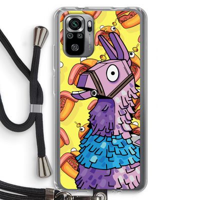 Loot Burger: Xiaomi Redmi Note 10S Transparant Hoesje met koord