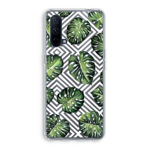 Geometrische jungle: OnePlus Nord CE 5G Transparant Hoesje