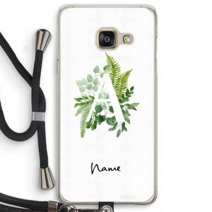 Green Brush: Samsung Galaxy A3 (2016) Transparant Hoesje met koord