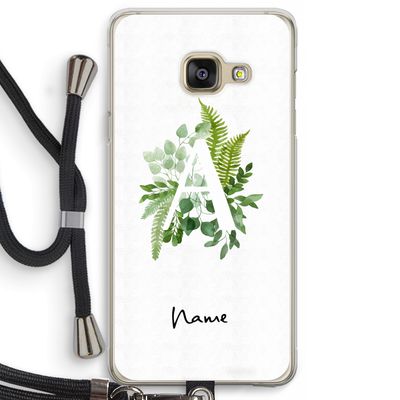 Green Brush: Samsung Galaxy A3 (2016) Transparant Hoesje met koord