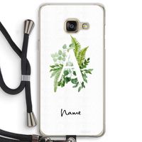 Green Brush: Samsung Galaxy A3 (2016) Transparant Hoesje met koord