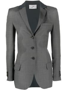 Coperni blazer ajusté à dos contrastant - Gris