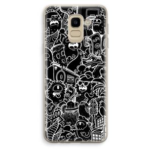 Vexx Black City : Samsung Galaxy J6 (2018) Transparant Hoesje