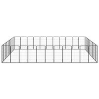 The Living Store Hondenkennel - Stevig - Buitenkennel - Afmeting- 550 x 450 x 100 cm - Kleur- Zwart