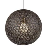 Vurna Joanne hanglamp zwart staal rond 30 cm - thumbnail